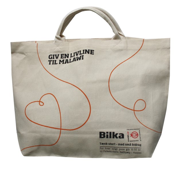 Bilka shopping bag in cotone canvas