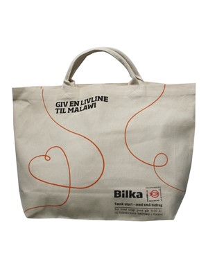 Bilka shopping bag in cotone canvas
