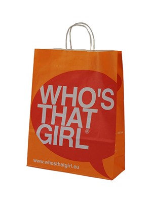 Who's that girl classic paper bag