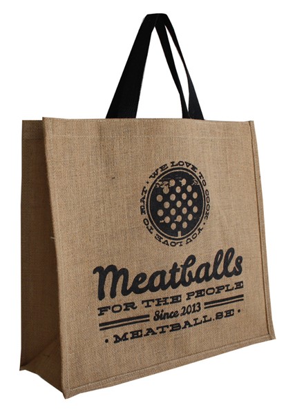 Meat Ball Jute bag