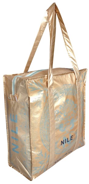 SHOPPING BAG con cerniera NILE in PET Riciclato