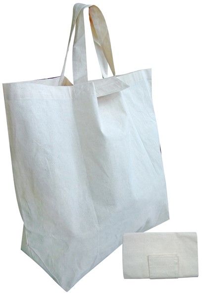 Shopping bag ripiegabile in cotone