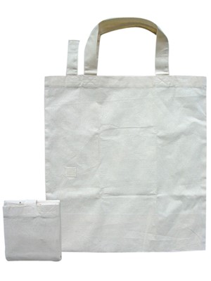 Borsa ripiegabile in cotone